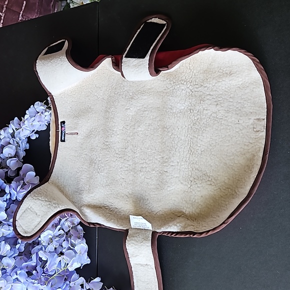 Petrageous Designs Red Sherpa Dog Jacket Size Large NWT - Picture 5 of 8